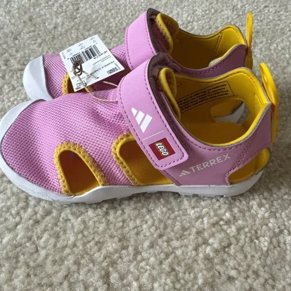 NWT Adidas Terrex LEGO® Captain Toey Size 12k Sandals Water Shoes Outdoor - Picture 5 of 8